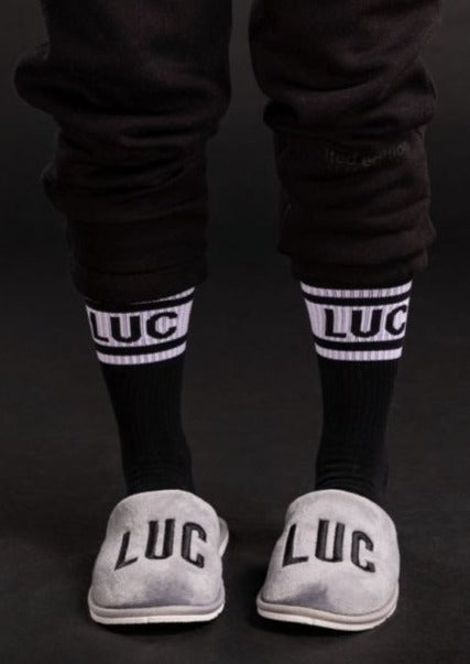 Grey Hotel Slippers - LUC Clothing